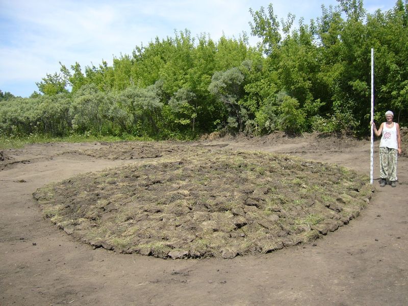 Курганные могильники села Сростки.